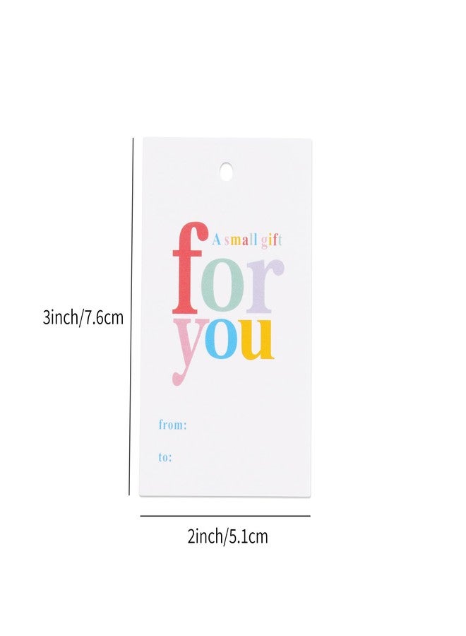 Kexinglu 105Pcs Name Gift Tags, 2” x 3” Thank You Tag, “A Small Gift for You” Personalized Labels for Gifts, Favors (String is NOT Included) - Image 3